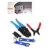 Solar Crimping Tools for Solar Panel PV Cable Include 1 Pair Solar Connector, Stripper, Spanner,