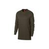 Solid Color Logo Long Sleeve T-Shirt Men Tops Military-Green 925441-325