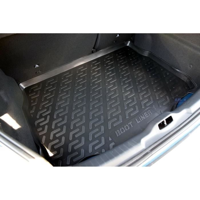 Tapis De Coffre Caoutchouc Premium - J&J AUTOMOTIVE - Citroën C4 Cactus - 115x15x15 Cm - Noir - TPE