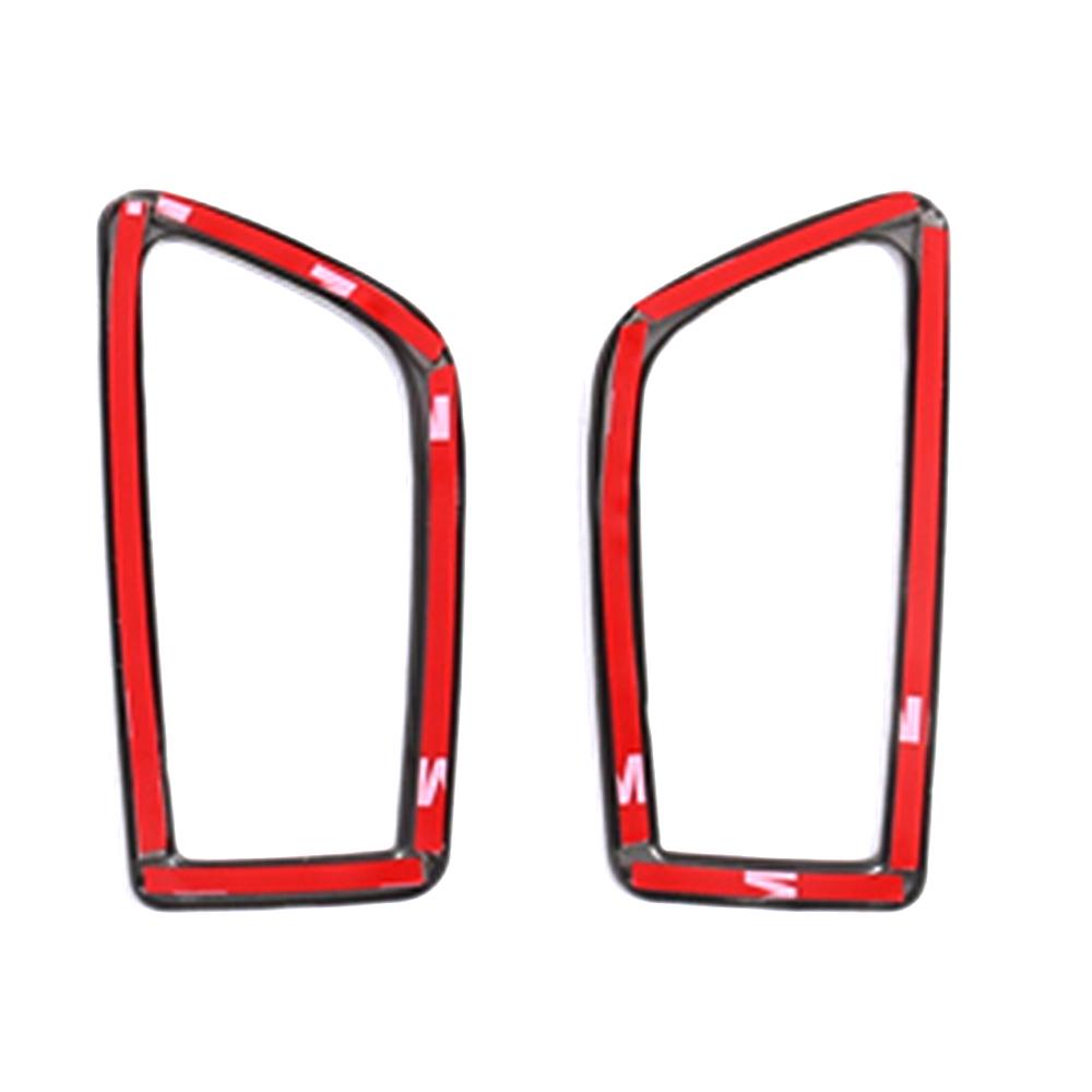 For Renault Koleos 2017- Dashboard Air Conditioning AC Outlet Vent Frame Cover Trim Stainless Steel For Samsung