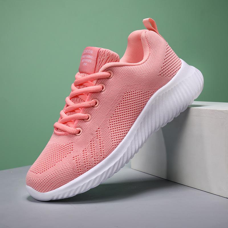 Summer Mesh Women's Shoes Tennis Breathable Platform Outdoor Leisure Sports New Comfortable Running Shoes Zapatos De Mujer