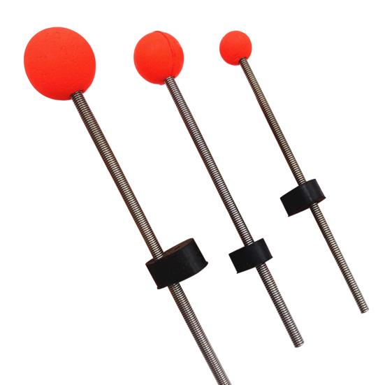 5Pcs Practical Low Temperature Resistant Stainless Steel Fishing Rod Pole Tips Outdoor Winter Ice Spring Ball for River Lake Pond