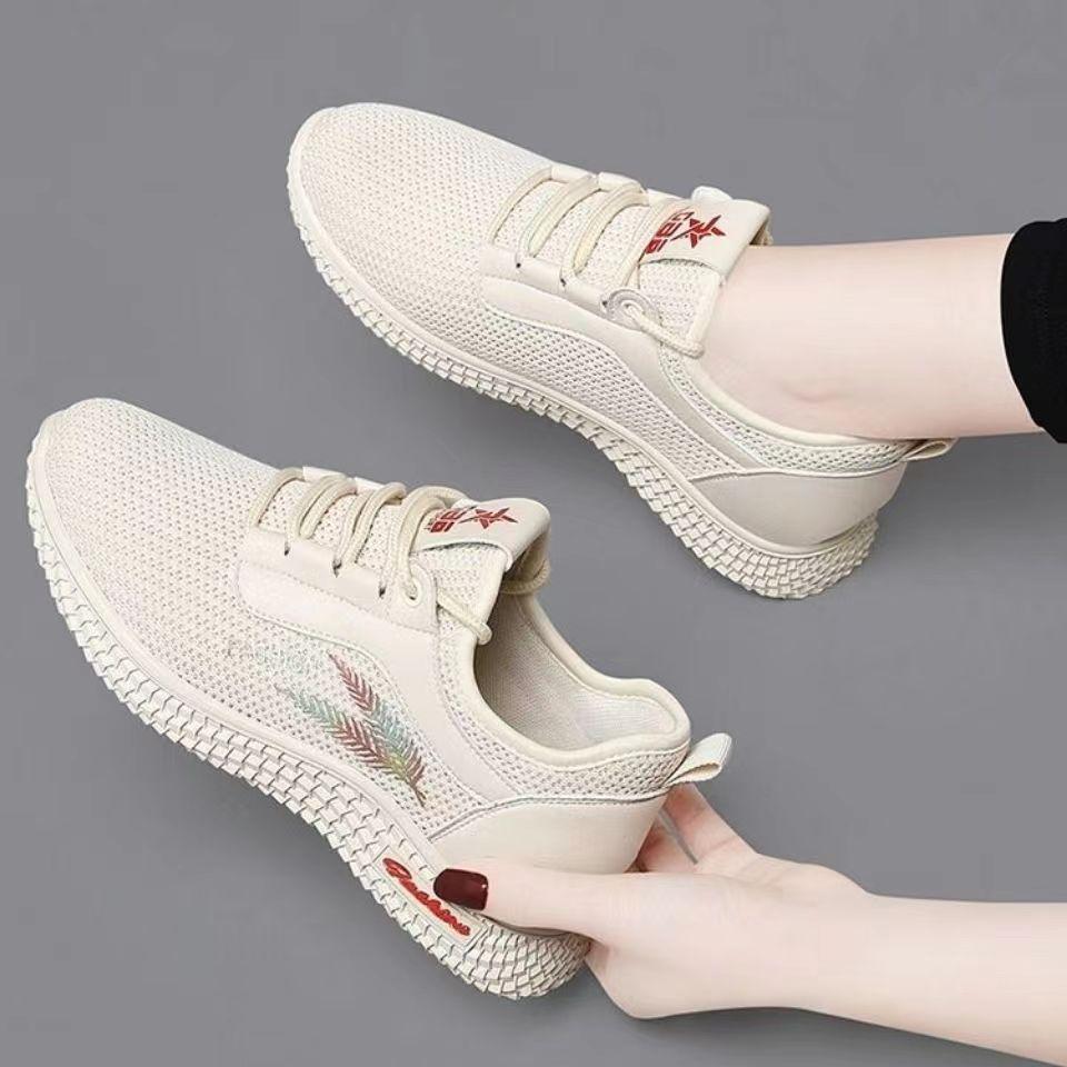 Women's Shoes Summer Casual Sports Shoes Breathable Non-slip Wear-resistant Soft Sole Fashion Casual Shoes Women's Tooling Shoes Foreign Trade