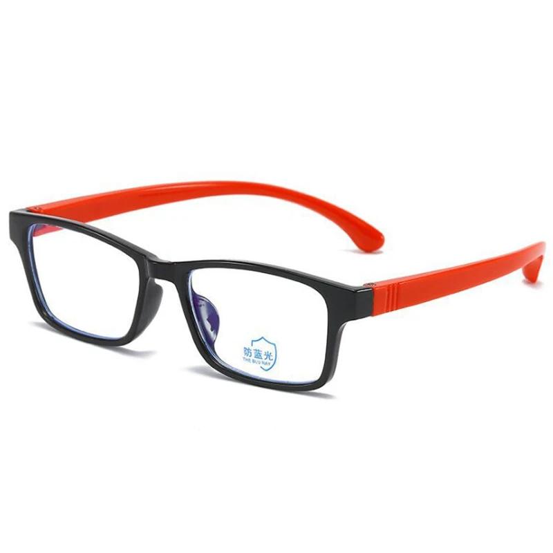 Kids Computer Glasses Blue Light Blocking Filter Gaming Goggles Silicone Frame Eyeglasses Child Anti-Blue Ray Protect Eyewear