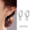 Banyan Tree S925 Silver Heart-shaped Earrings for Women - High-end Love Design