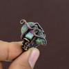 Ruby In Fuchsite Gemstone Handmade Copper Wire Wrap Jewelry Ring Size 8 S9d71