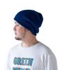 Acrylic Long Beanie Knit Cap for Men and Women Cold One Size Fits Navy [Nakota] Brand, Autumn, Winter, Washable, Stylish, Black, Skiing, Snowboarding,