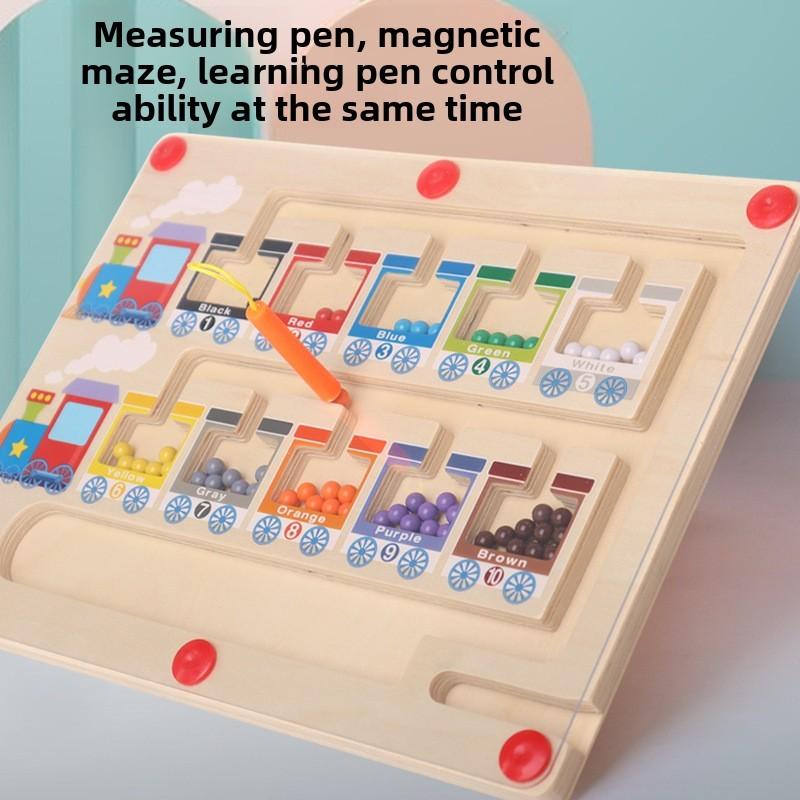 Wooden Sorting Color Classification Puzzle Kids Educational Parent Play Child