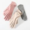 Women Touch Screen Gloves Fashion Mittens Autumn Winter Warm Thin Cashmere Cycling Suede Fabric Windproof Gloves