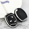 Auto Fob for Ford Mondeo Focus Fusion Fiesta Galaxy Transit 2008 2006 2007 Tpu 3 Bottons Car Key Case Cover Shell Accessories