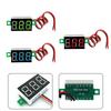 0.36 Inch LED Digital 2-line DC Voltage Table Red Blue Green DC4.5-30V Voltmeter