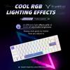 DrunkDeer G65 eSports Gaming Rapid Trigger Keyboard Hall Effect Switches Magnetic Switches Last Win Release Dual Trigger Modes Adjustable White Perry
