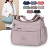 Women's Crossbody Bag Nylon Bag Multi-Layer Pocket Large Capacity Shoulder Bag