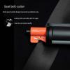 Xiaomi Mijia Multi-functional LED Flashlight Zoomable Ultra Bright Torch Window Breaker Safety Belt Cutter Car Emergency Light