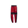 O Shape Track Pants With Dual-Color Splicing Men Bottoms Light-Crimson FI4685