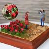 Material Fairy Garden Static Grass Tufts Sand Table Layout Scene Model Miniature Flower Cluster