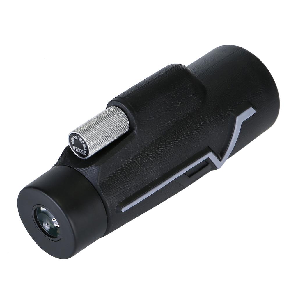 Factory Direct Sales 25x50 Metal Focusing Wheel All-optical Glass HD High Power Hand-held Monocular Telescope.
