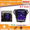 Android For Ford Mondeo MK4 2011 - 2013 Tesla Style Navigation Auto Car Radio Multimedia Player DVD GPS 9.7 Inch GPS