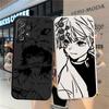 Anime Demon Slayer Capa Case For Samsung Galaxy A13 A12 A52s A33 A13 A73 A53 A42 A72 A22 A52 A32 A23 Square Liquid Cover Luxury