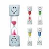 2-Minute Hourglass with Smiley Face Timer, Kids Toothbrush Timer, Cooking Timer, Training Timer, Multicolor