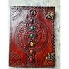 Handmade Leather Journal Spell Book of Shadows Leather Gift Grimoire Journal Leather Notebook Recipe Book Chakra Notebook Christmas Gift