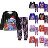 Children's Fashion Suit Skirt Round Neck Long Sleeve Top Pants