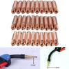 10Pcs Welding Torch Tips Holder Gas Nozzle 0.8/1.0/1.2mm MB-15AK MIG/MAG M6