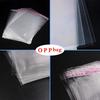 100pcs Transparent Gift Bags For Diy Candy Biscuit Cookie Packing Bags Self Adhesive Plastic Bag