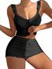 European and American Black & White Sexy Pajamas Two-Piece Set - Women's Summer Camisole & Lingerie