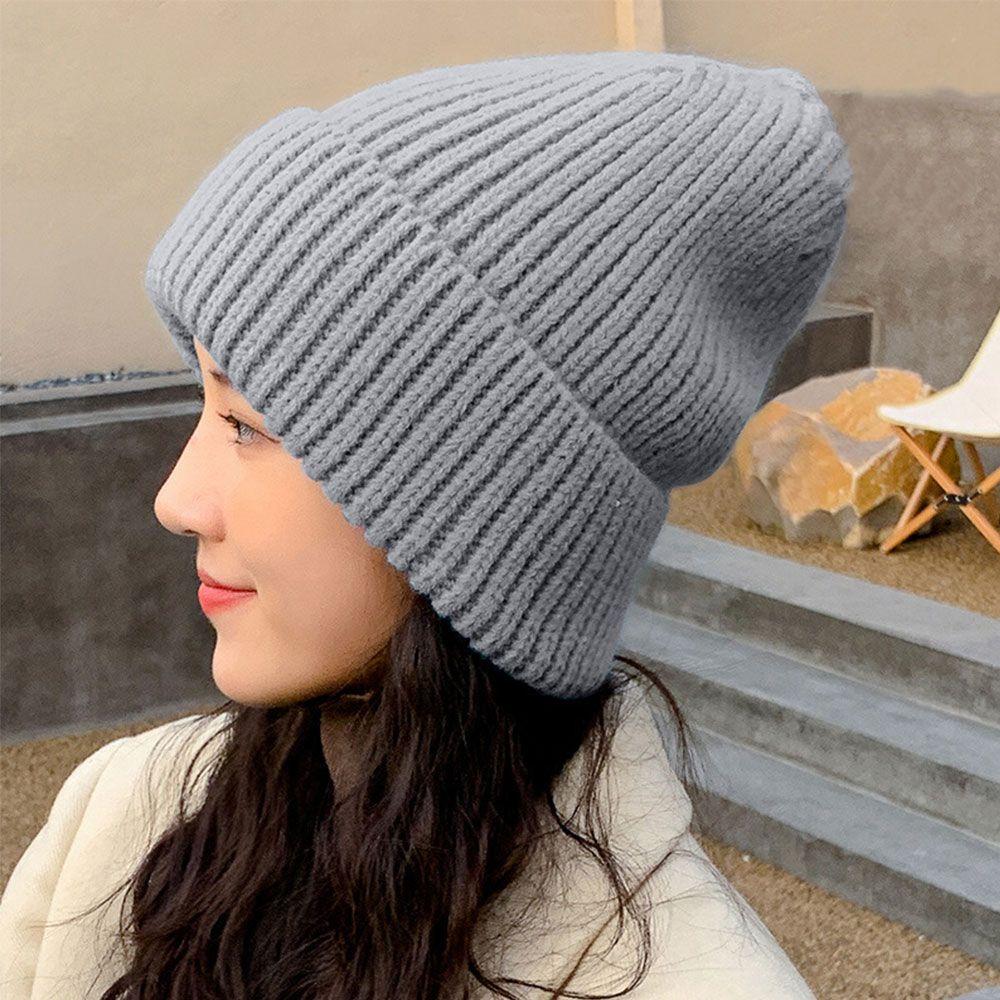 Woman/Men Knitted Beanies Multi Colors Female Beanie Caps High Quality Warmer Bonnet  Outdoor