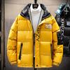 Korean Version of the Stand-up Collar Glossy Men's Winter Jacket Cotton Thickened Warm Coat Casual Loose Comfortable High-quality Fabric Down Jacket