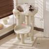 Compact Cross-Border Cat Climbing Frame: Large Cat Tree with Integrated Cat Nest, Space-Saving Design, Foreign Style