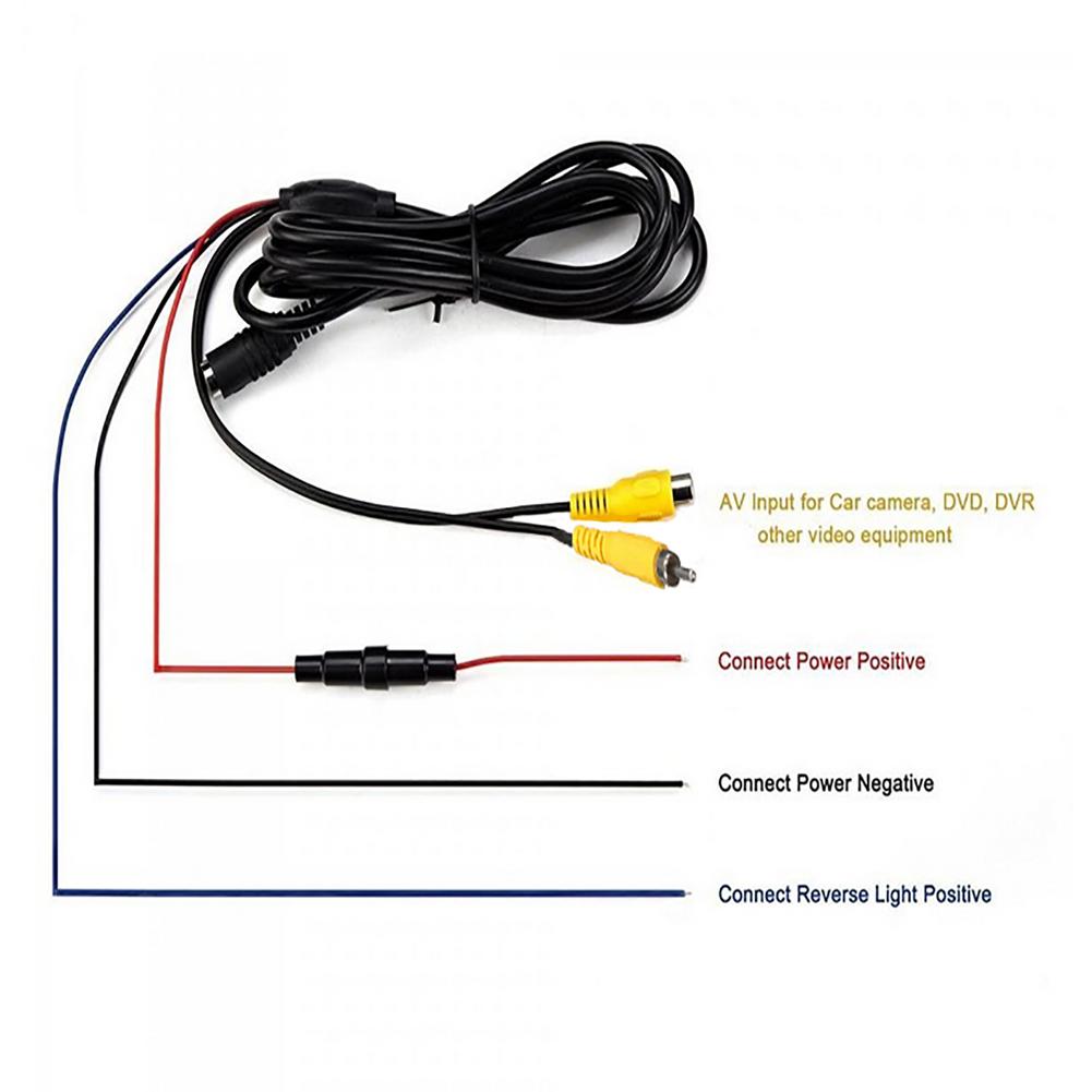 7 Inch Back Up Car Monitor with Sunshade Reversing Camera Screen Rotating HD LCD