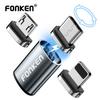 FONKEN Кабель Micro USB типа C, конвертер, магнитный адаптер кабеля, магнитный разъем кабеля зарядного устройства, конвертер для зарядки мобильного телефона