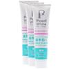 Medicated Pearl White Pro Shine Toothpaste (120g, Value Pack of 3) Whitening, Bad Breath Removal, and Cavity Prevention