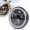 MOVOTOR Sportster Headlight with LED Headlight for Sportster and Honda DRL, Hi/Lo Switch, 5.75-inch Harley, XL1200NS/XL883N, Dyna, Lowrider,