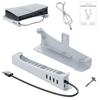 Тонкая горизонтальная подставка для PS5 Pro с USB Подставка для PS5 Slim Horizontal OLCLSS PS5 Pro Предотвращает опрокидывание и перегрев Включает крепление аксессуаров для PS5 Slim PS5 Pro