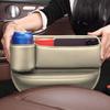 Car Seat Gap Organizer Leather Multifunction Console Crevice Filler Car Interior Storage Pocket Car Seat Side Drink Phone Holder