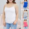 Summer Plus Size Women Vest Solid Color Sling Camisole Top Loose