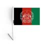 Drapeau Adhésif - Afghanistan - 14 X 21 Cm - Polyester Résistant - Léger - Recto/verso