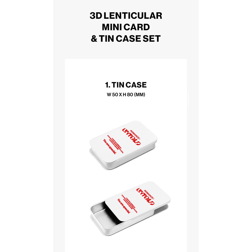 ENHYPEN Lenticular Mini Card & Tin Case Set (ROMANCE : UNTOLD)