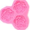 3D Peony Shape Silicone Mould Flowers Handmade Soap Molds Cake Decorating Tools