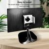 Metal Under Desk Mount for Apple Mac Mini M4 Metal Monitor Holder Wall Mount Stand Space-Saving Bracket Computer PC Accessories