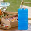 2x Ice Packs Cool Pack Leakproof Portable Versatile 650ml Freezer Blocks for Family Home
