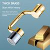 1080 Degree Rotating Stainless Steel Faucet, Splash-proof Mechanical Extension Arm For Bathroom Faucets, Enhance Your Bathing Experience