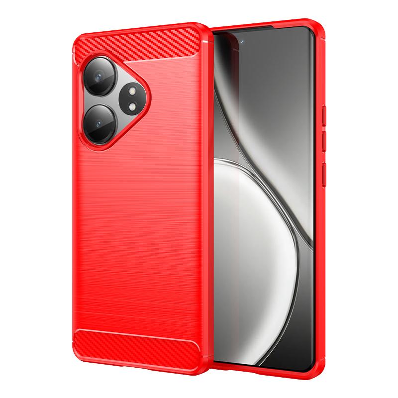 For Cover Realme GT 6T Case For Realme GT 6T Neo 6 SE Anti-knock Soft TPU Silicone Carbon Fiber Back Case For Realme GT 6T Case