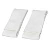 2PCS Glass Fibre Finger Cots Thermal Insulation Finger Covers TIG Welding Fingertip Protector XL L Size White