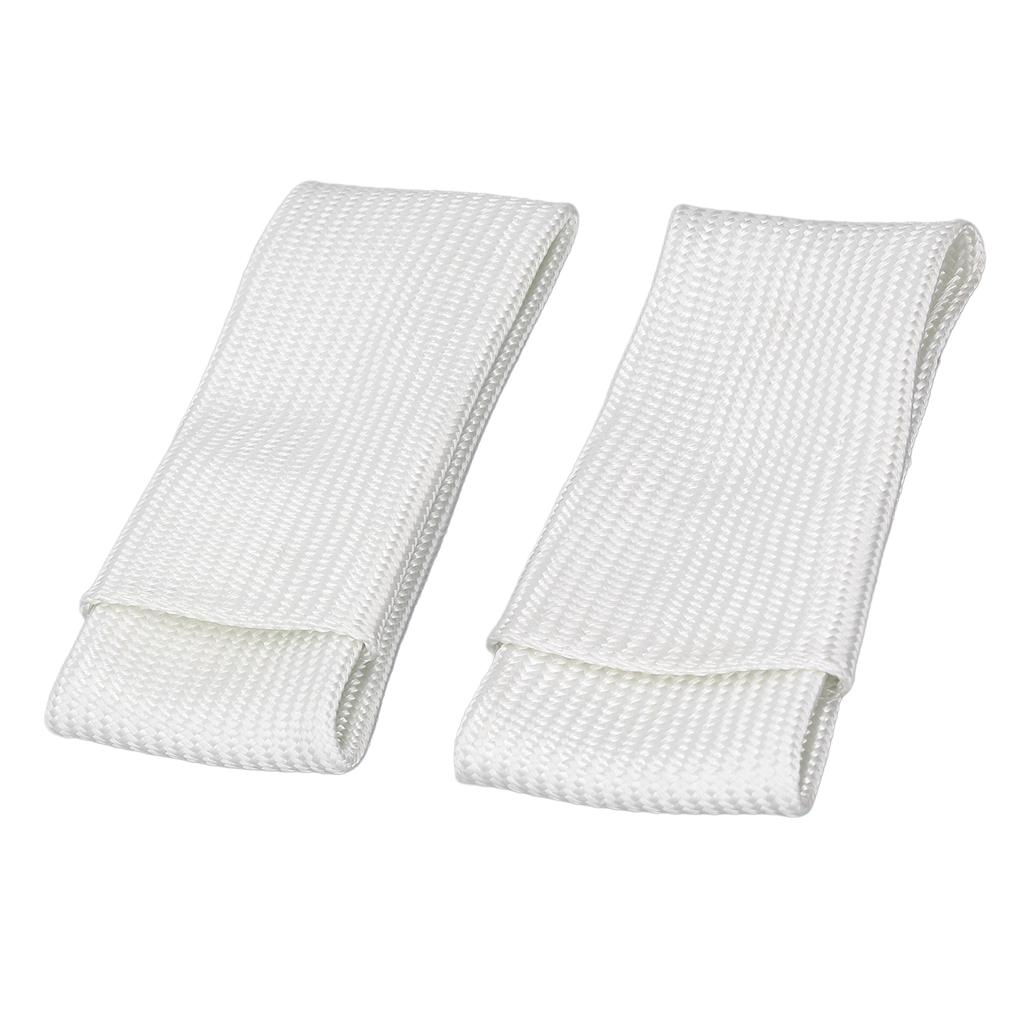 2PCS Glass Fibre Finger Cots Thermal Insulation Finger Covers TIG Welding Fingertip Protector XL L Size White