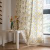 Floral Curtains Finished Girl Room Bedroom Decoration Small Fresh Korean Floating Curtains