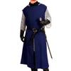 Medieval Halloween Knight Tabard Cosplay Costume Viking Sleeveless Tunic Warrior Dress Renaissance LARP